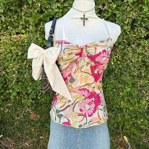 ✨Y2k floral cami top